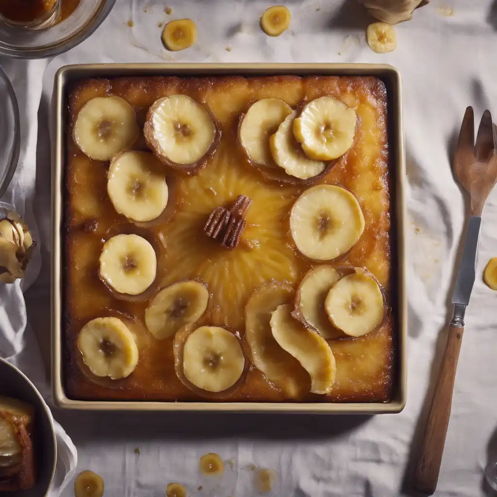 Upside-Down Banana Cake