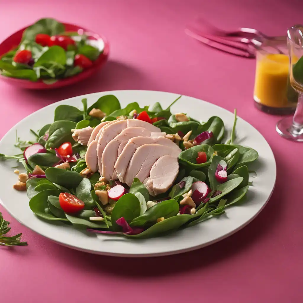 Spinach Salad with Chicken