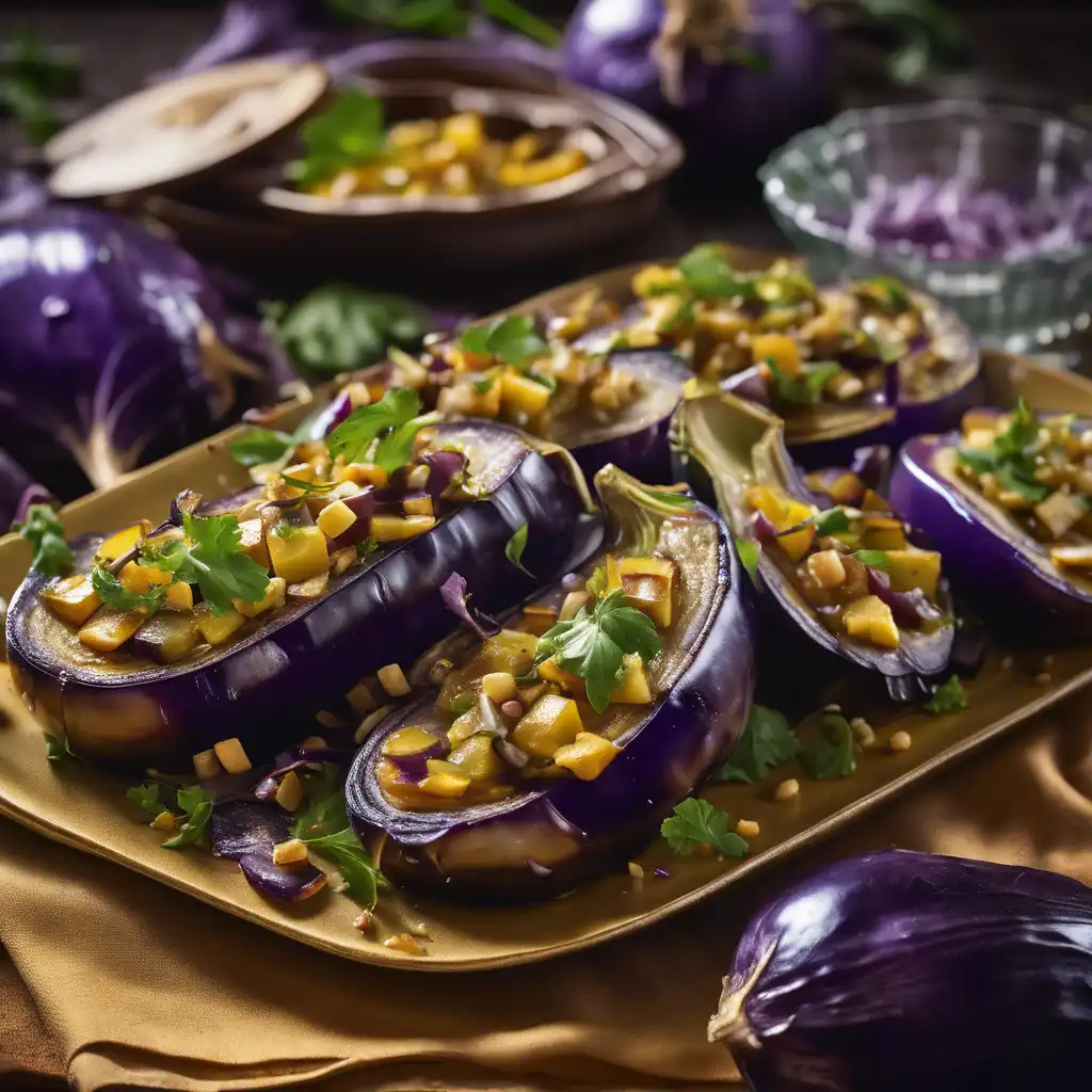 Roasted Eggplant Salad