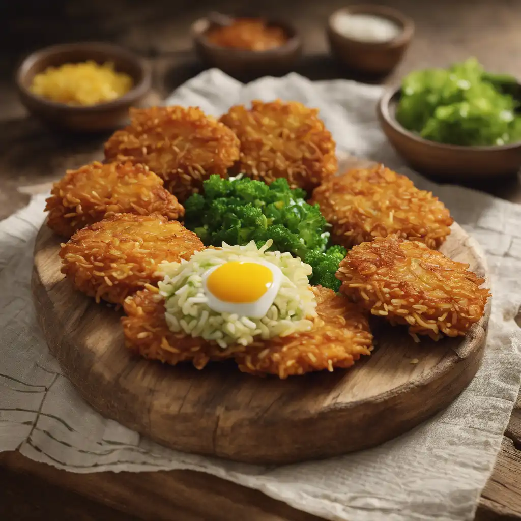 Rice Fritter with Vegetable