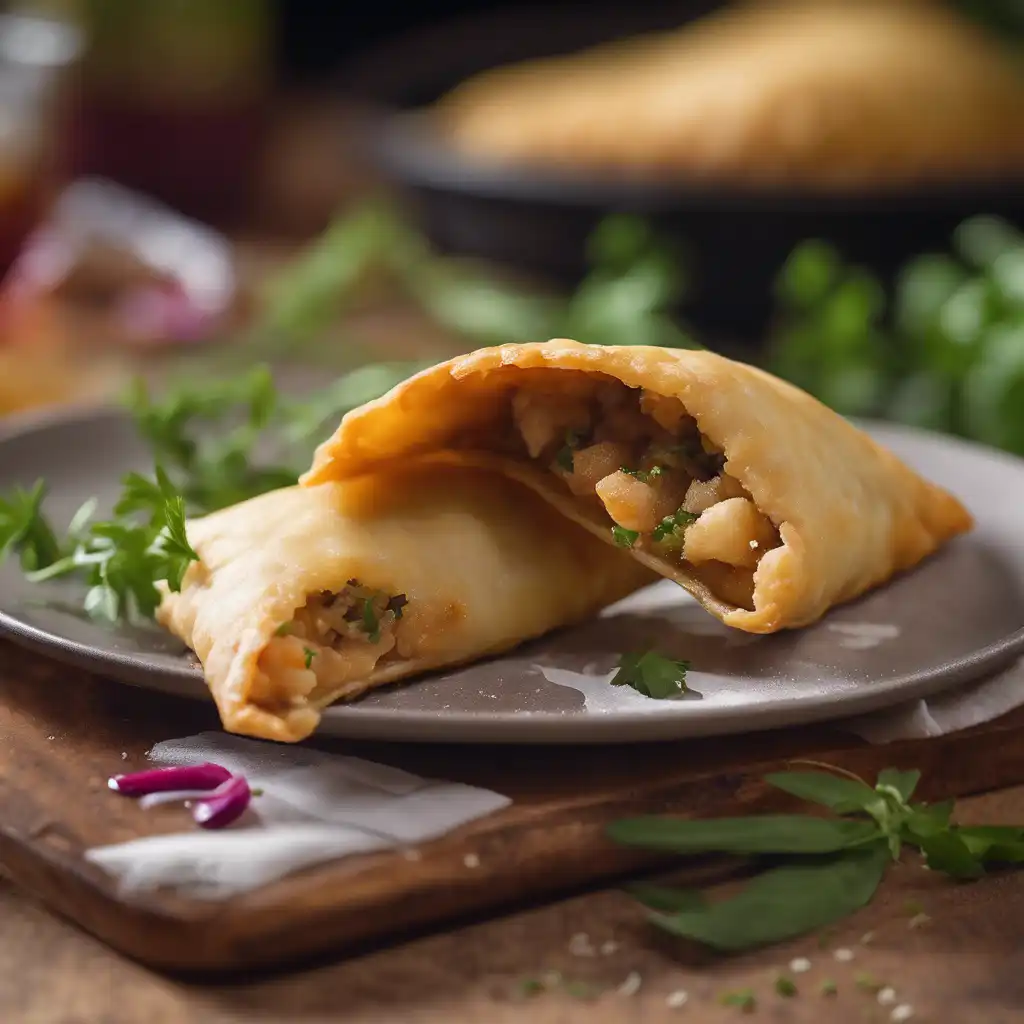 Manioc and Chicken Empanada