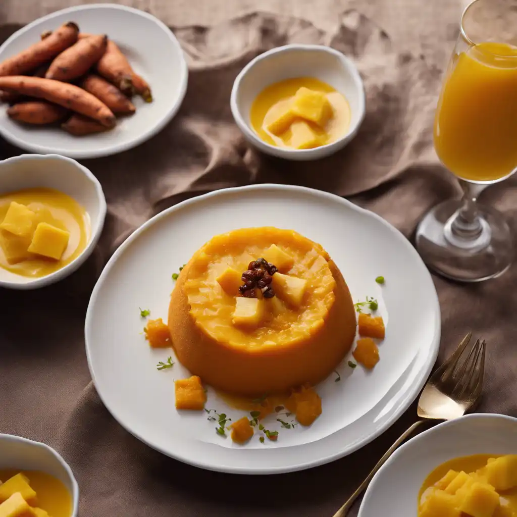 Sweet Potato Pudding with Pineapple