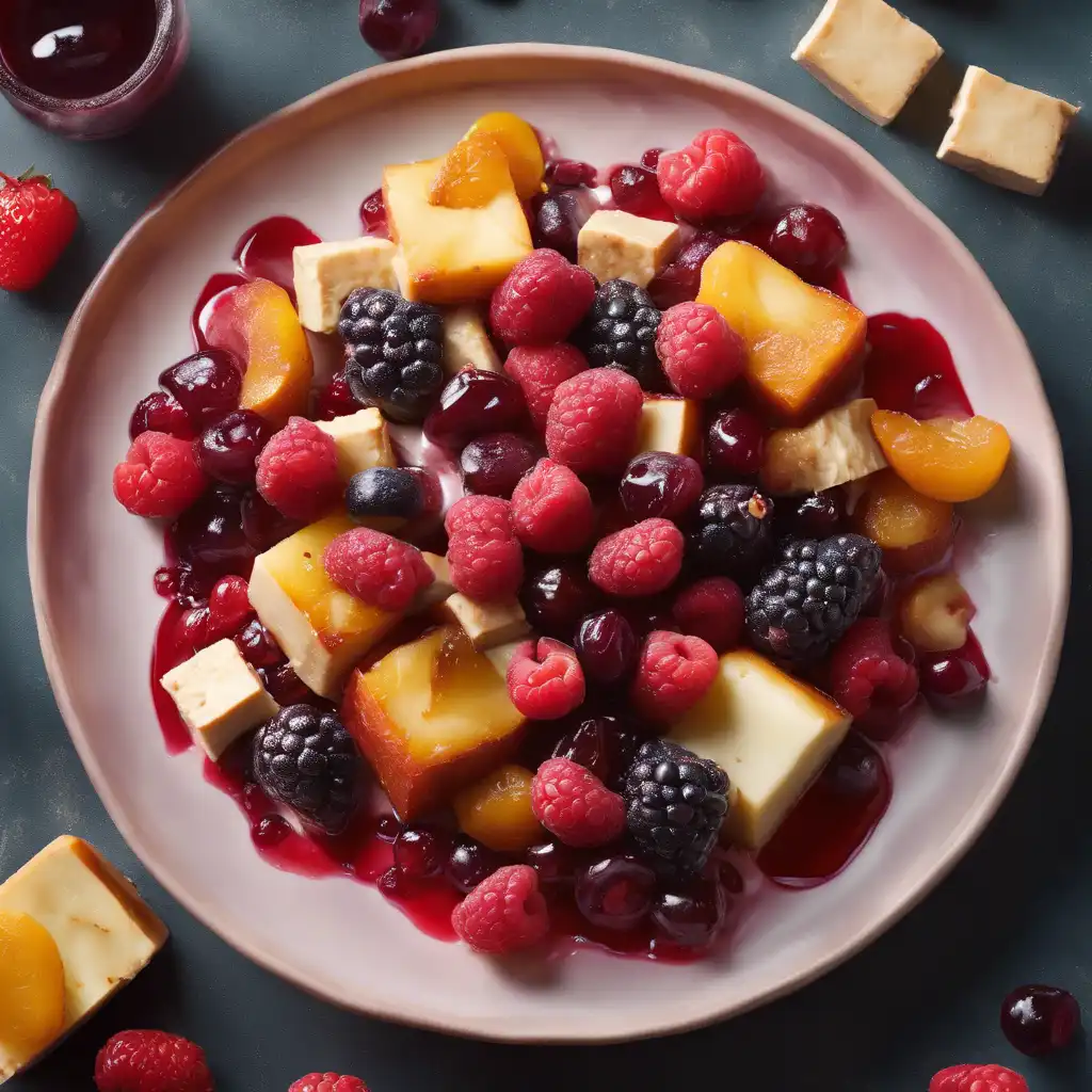 Caramelized Fruits with Tofu