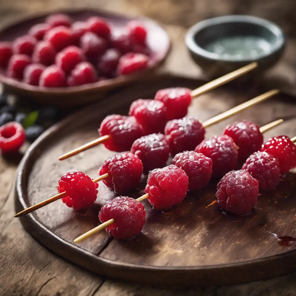 Raspberry Skewers