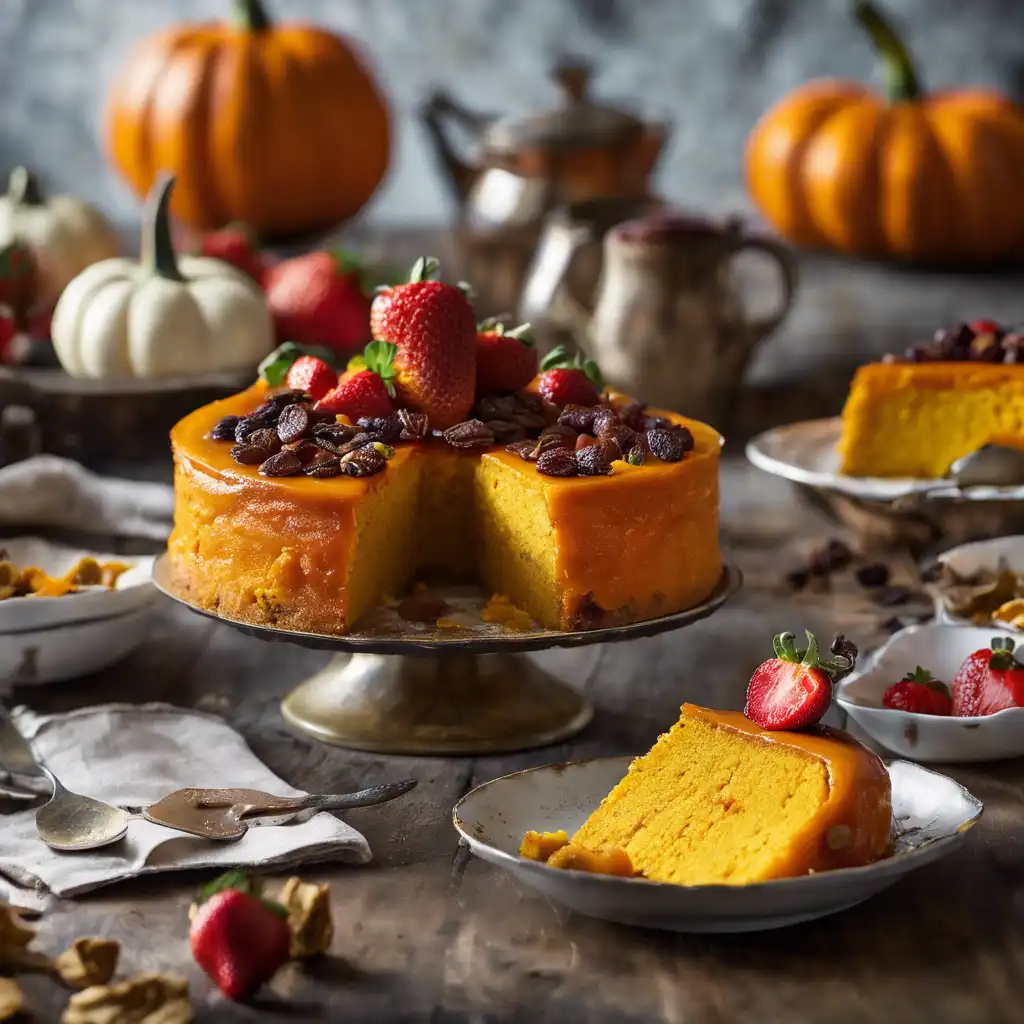 Pumpkin Custard Cake