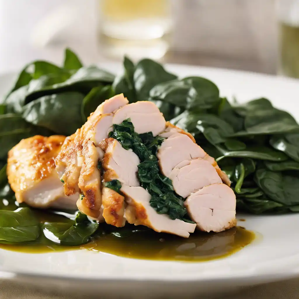 Stuffed Chicken with Spinach