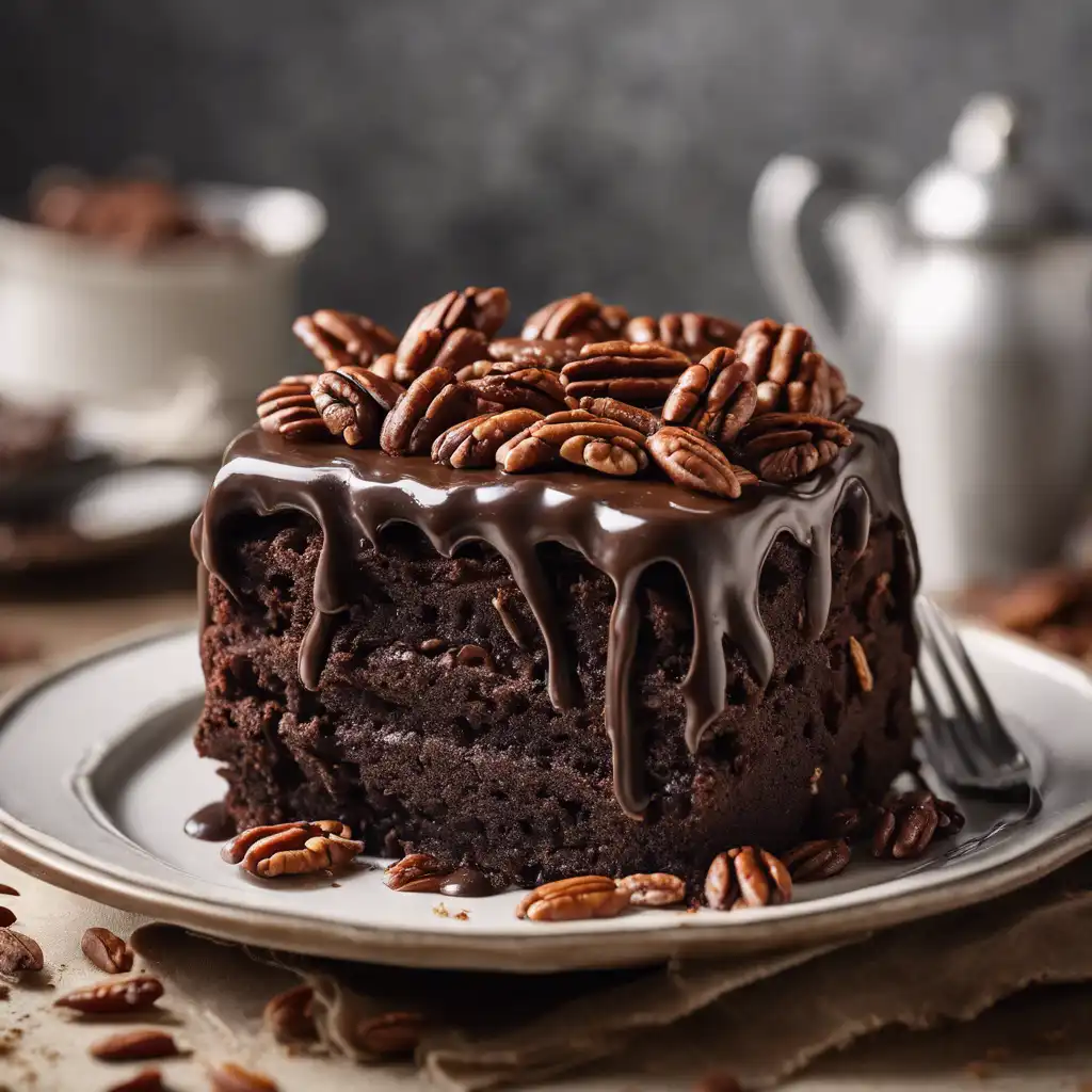 Chocolate Cake with Pecans