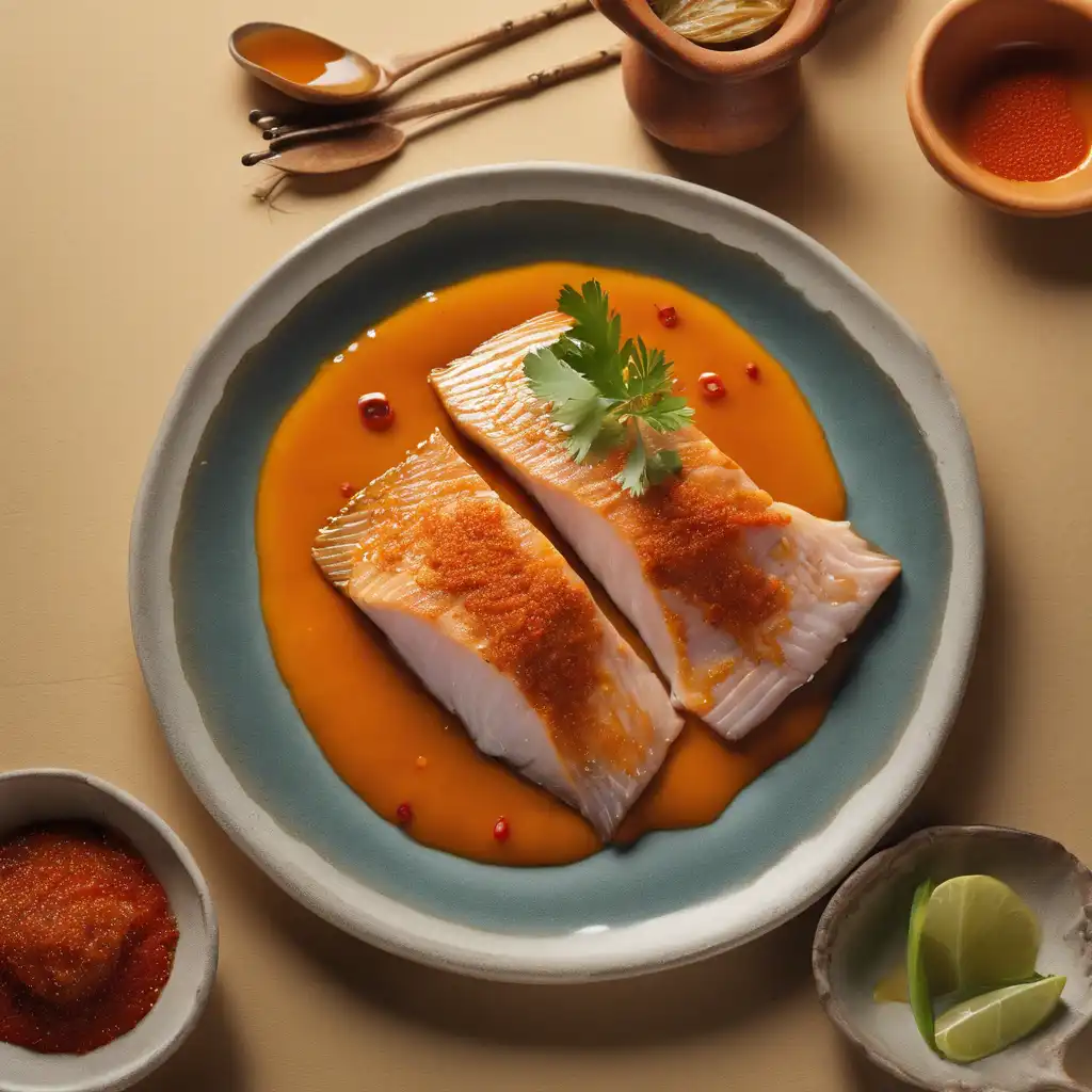 Yellowtail Fish with Annatto Sauce