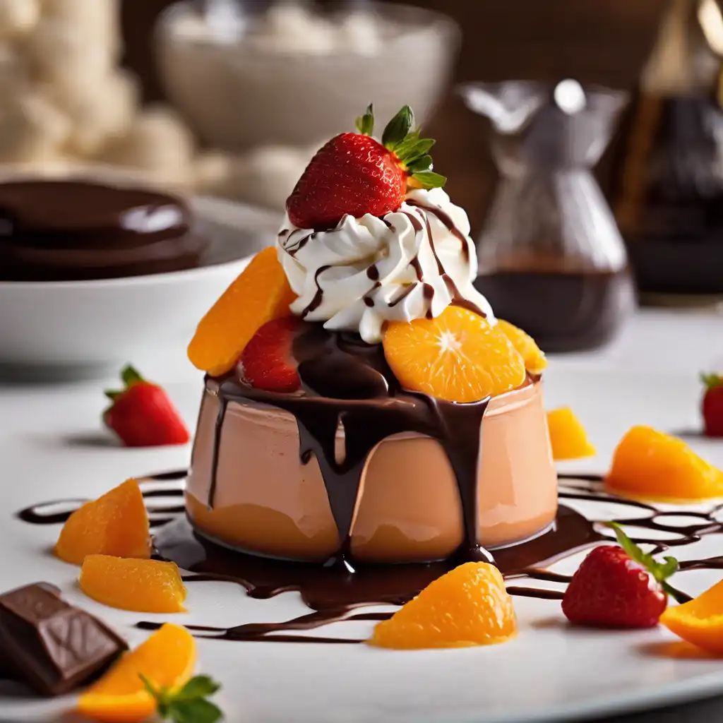 Orange Mousse with Chocolate