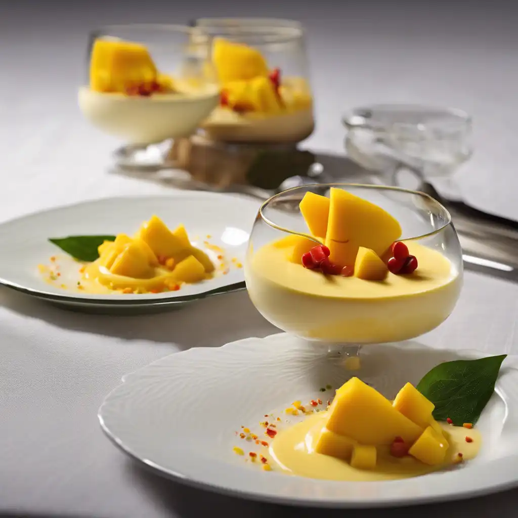 Mango Mousse with Pepper