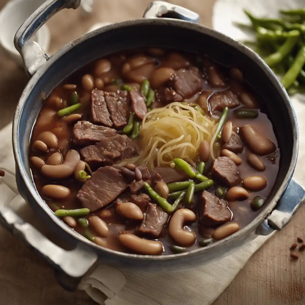 Bean and Soy Stew with Beef