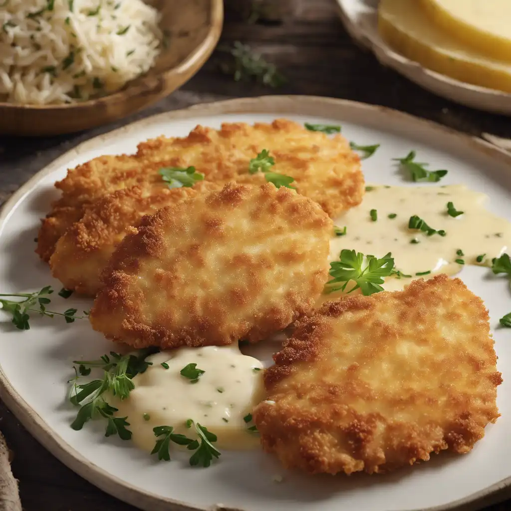 Chicken Cutlets with Cheese Breading