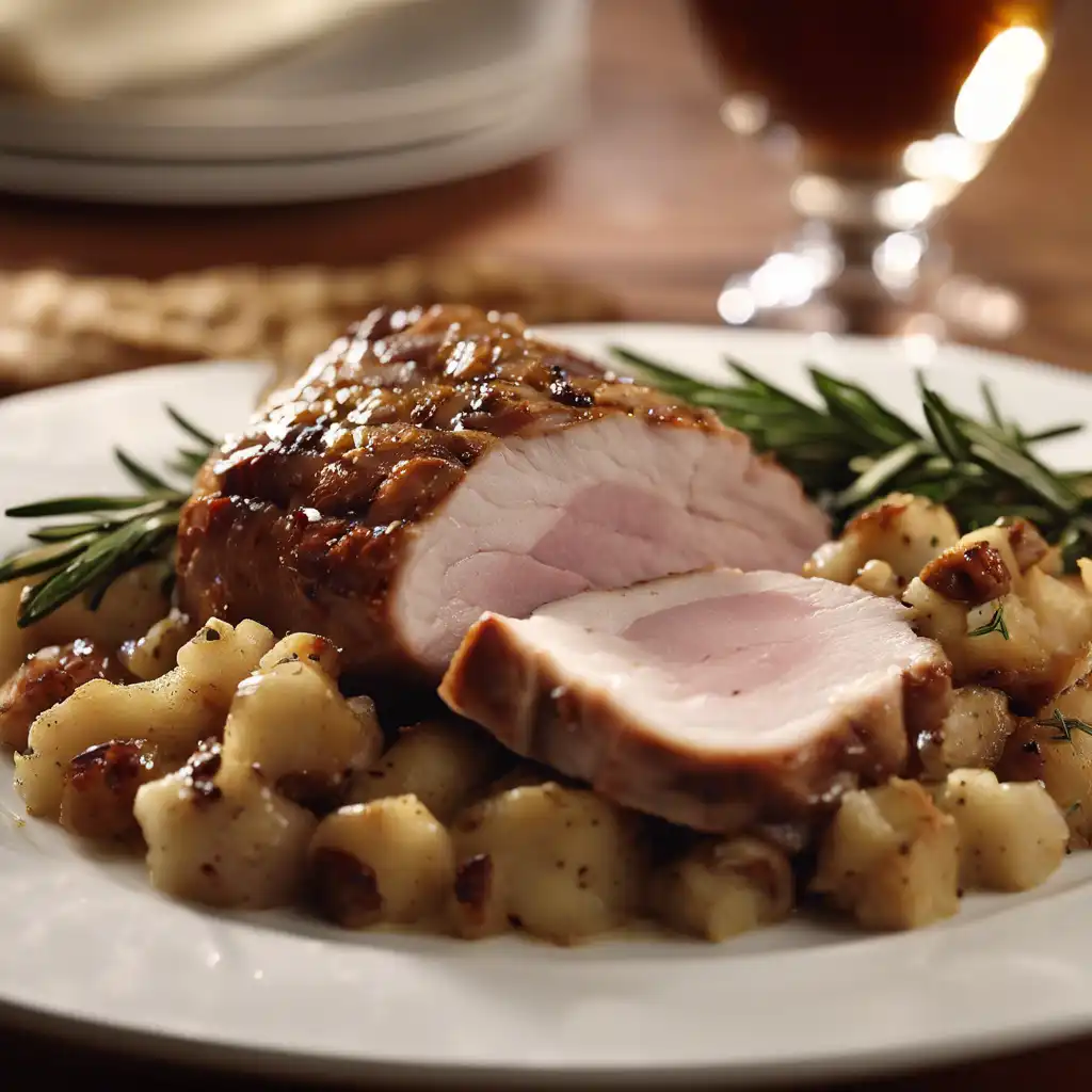 Roasted Pork Loin with Stuffing