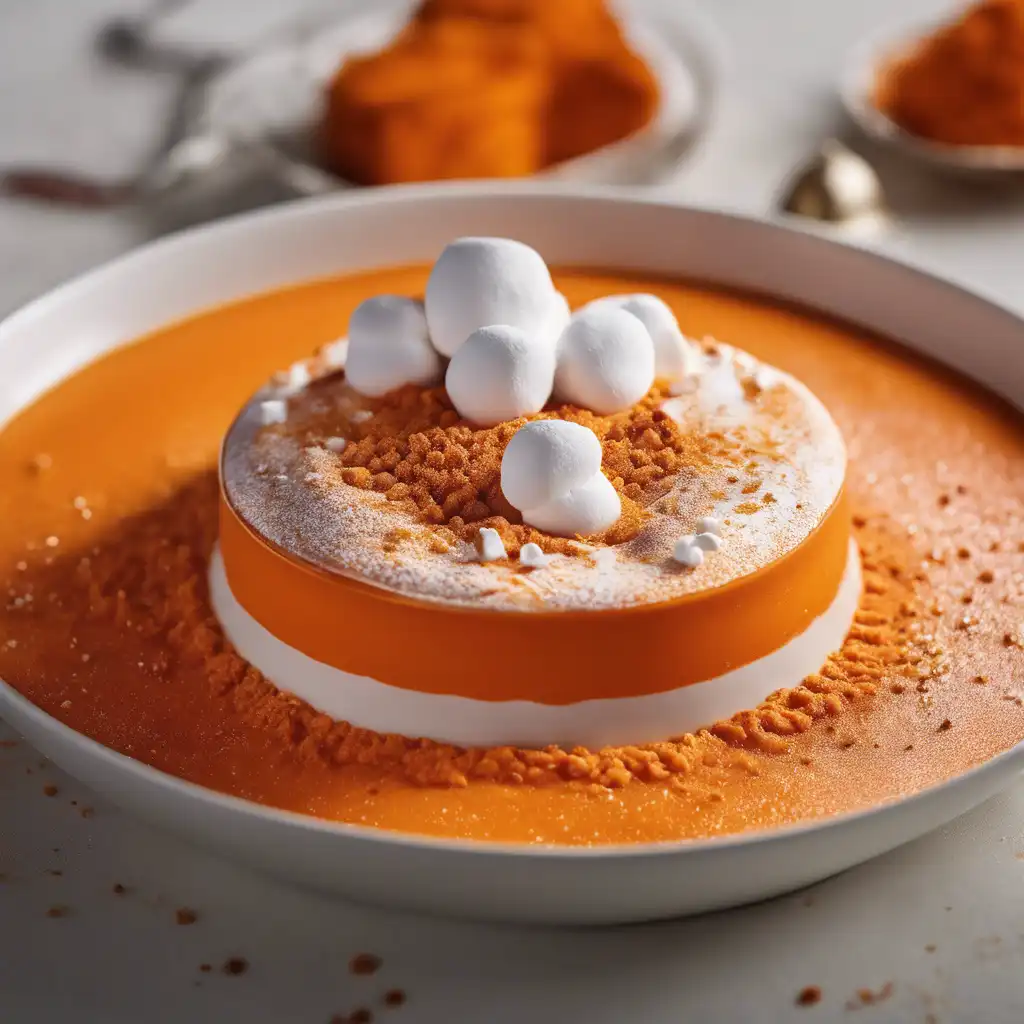 Paprika Mousse with Marshmallow