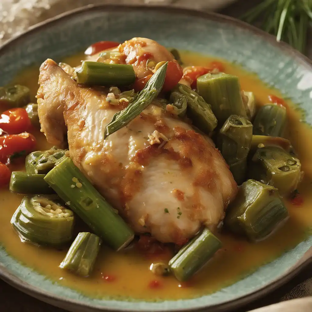 Chicken with Okra