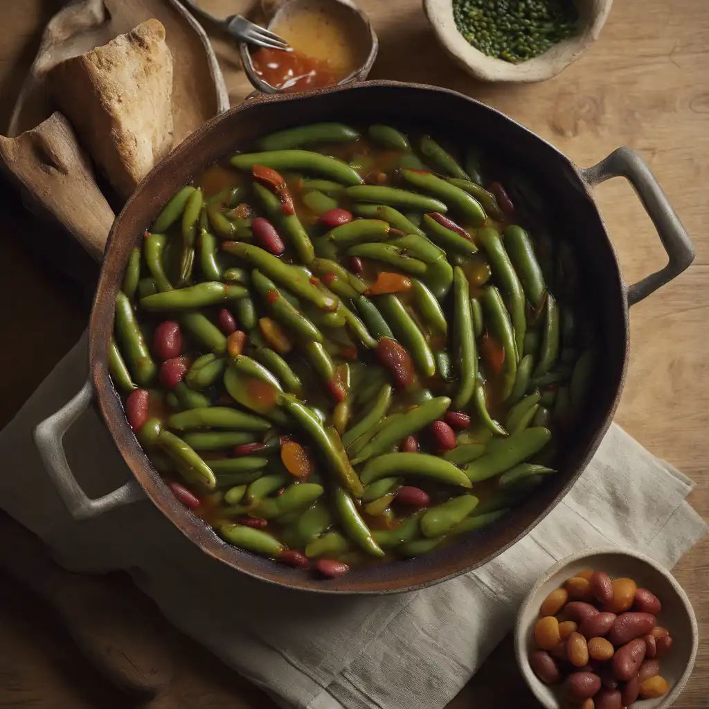 Green Bean and Cordoba Bean Stew with Abobora