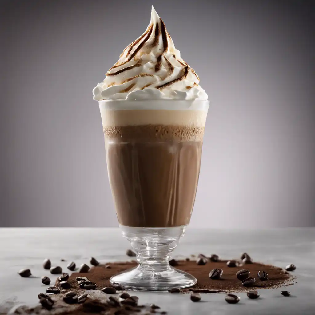 Coffee Frappe with Chantilly Cream