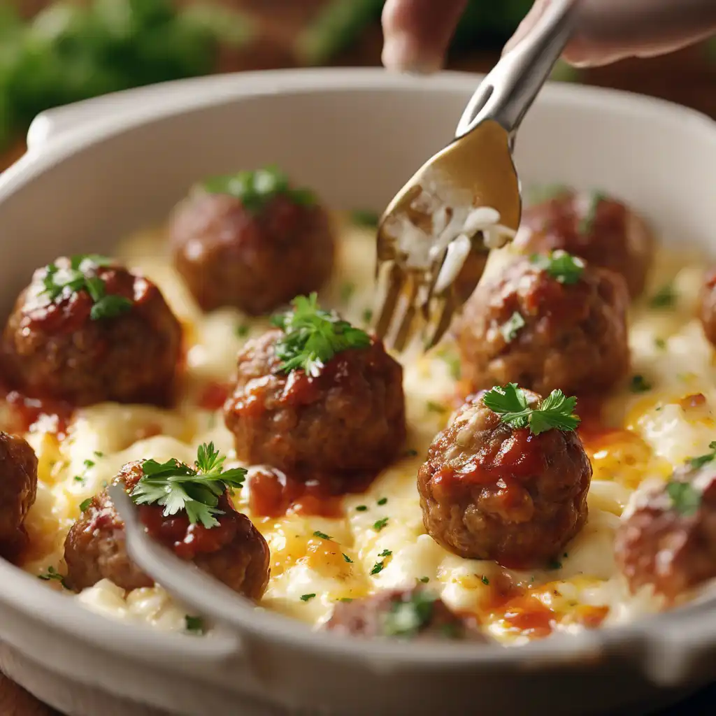 Stuffing Meatballs