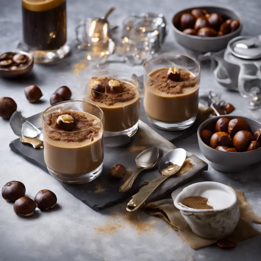 Cajun Coffee Pudding with Chestnuts