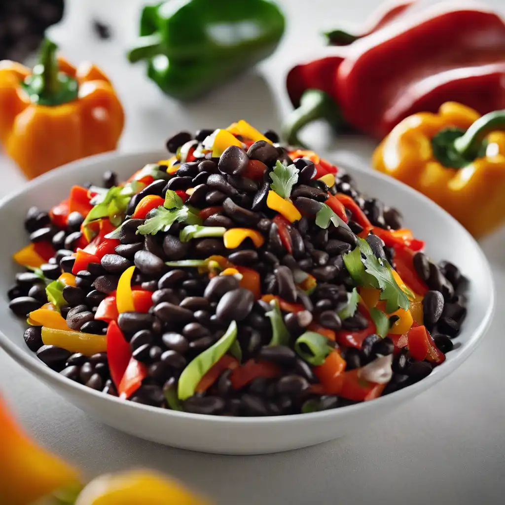 Black Bean and Bell Pepper Salad