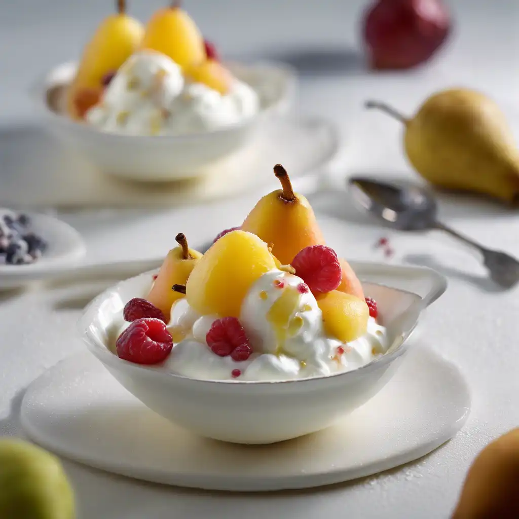 Fruit with Yogurt Cream