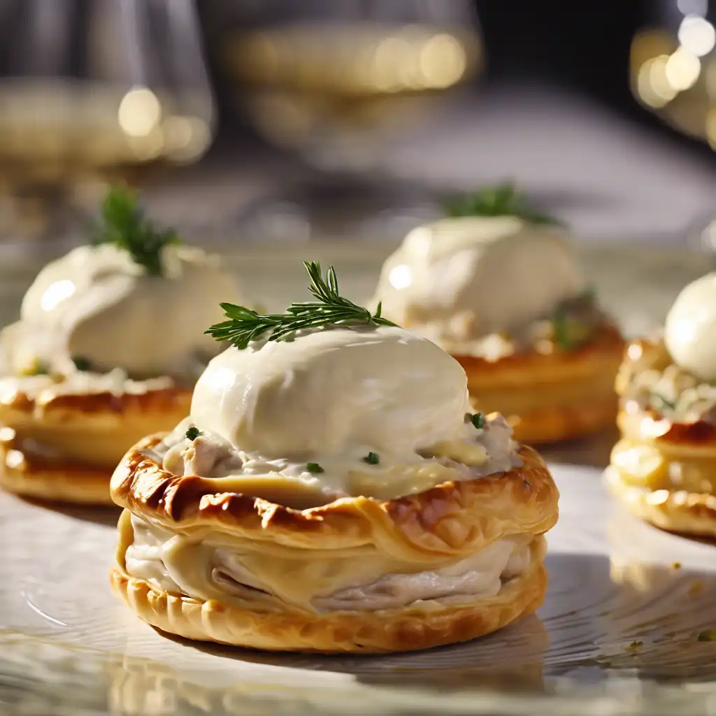 Turkey Vol-au-Vent with Cheese Cream