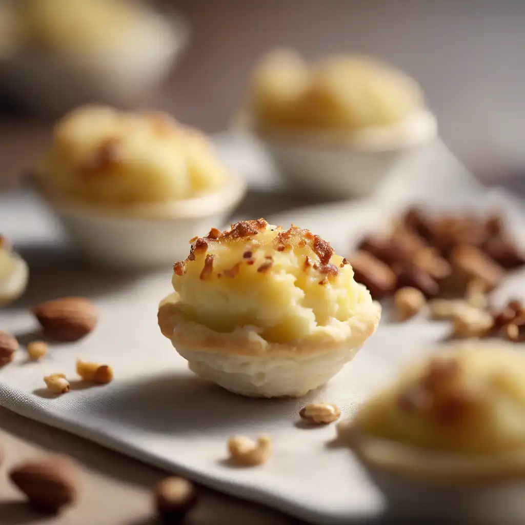 Mini Mashed Potato and Nuts Puffs