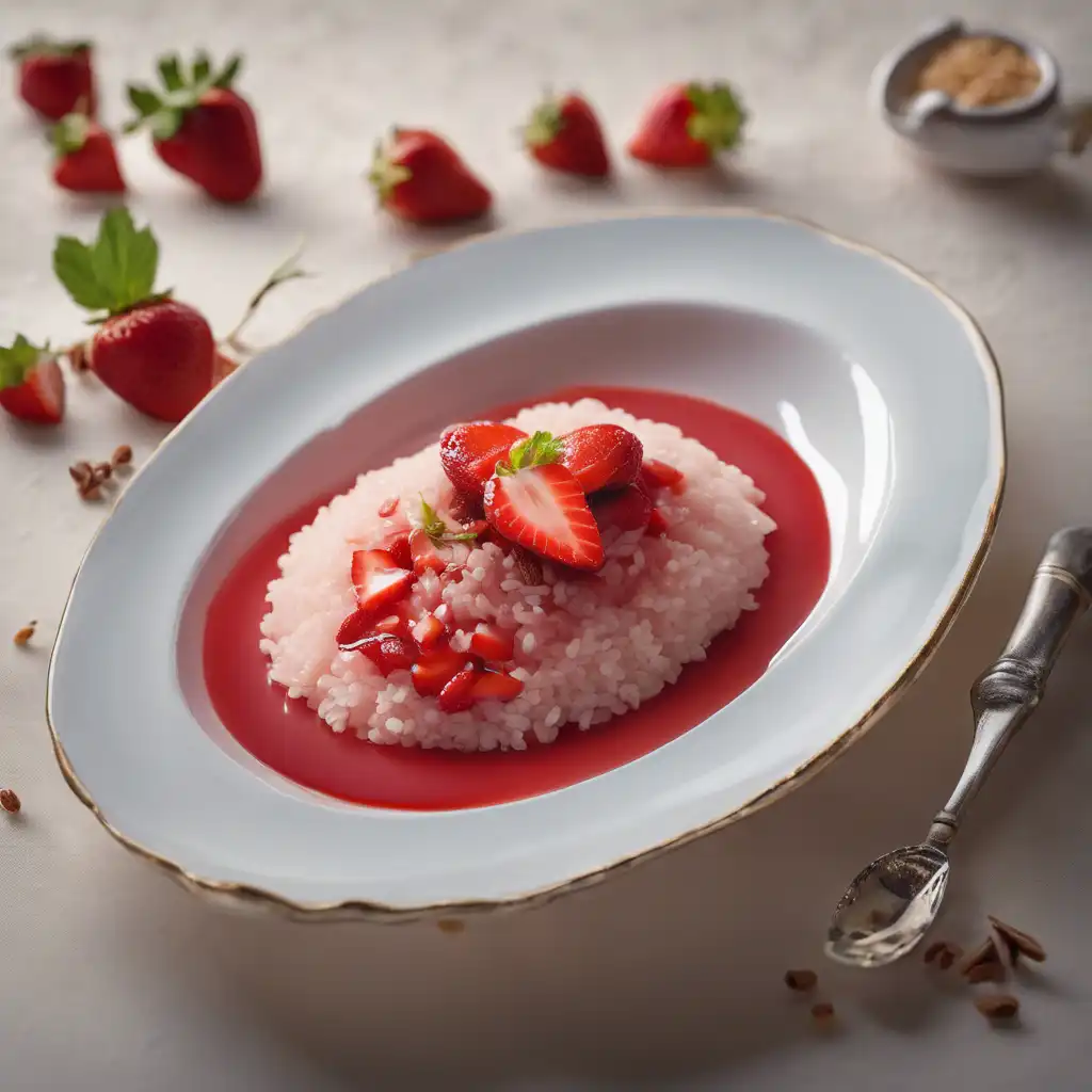 Sweet Rice with Strawberry