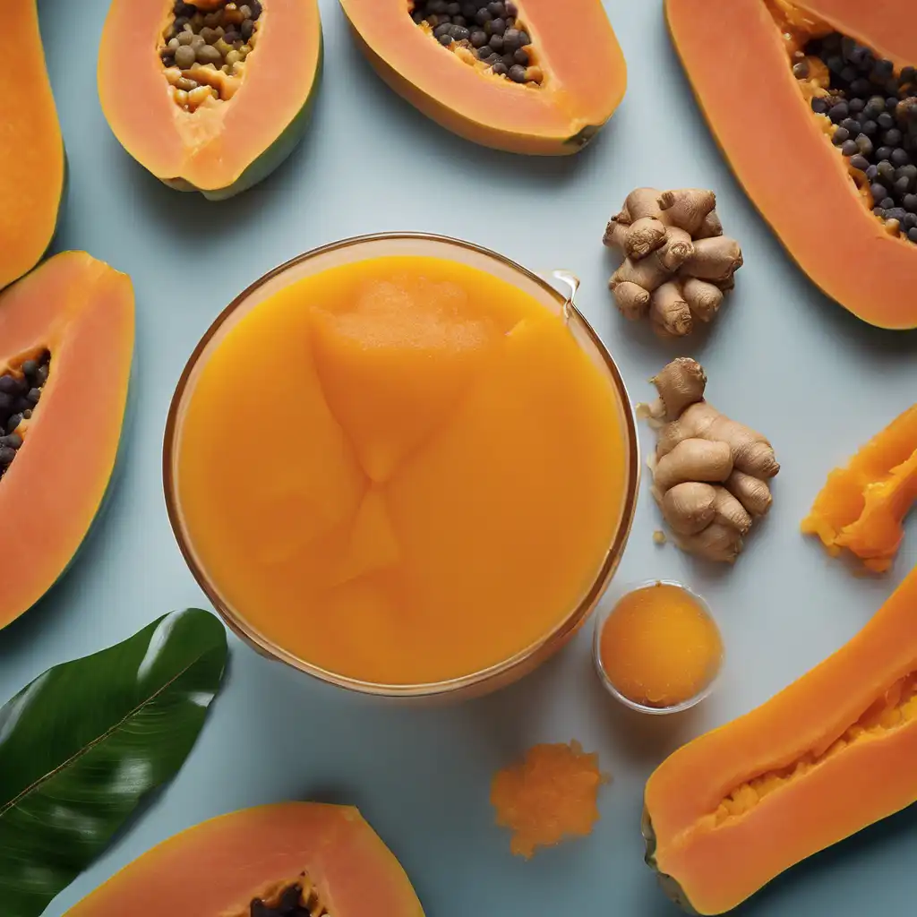 Papaya, Ginger, and Honey Juice