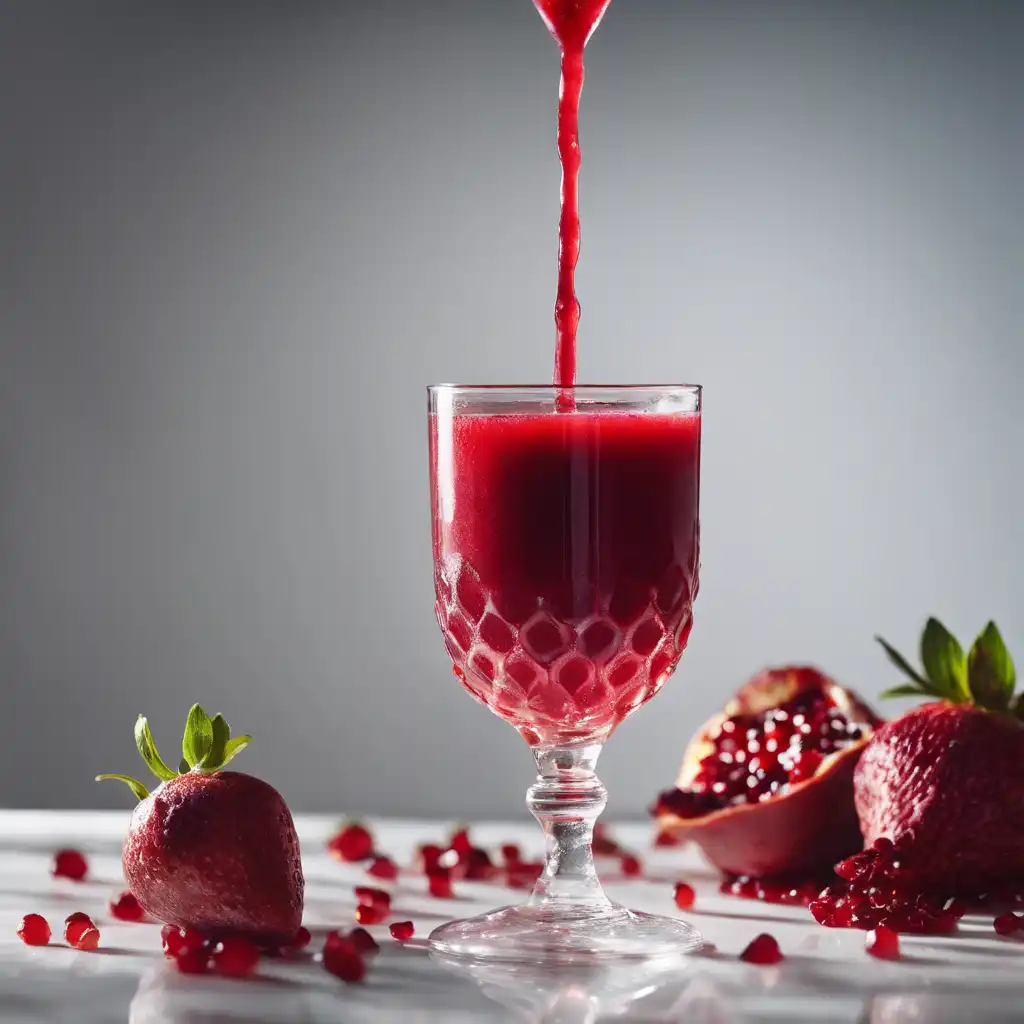 Strawberry and Pomegranate Juice