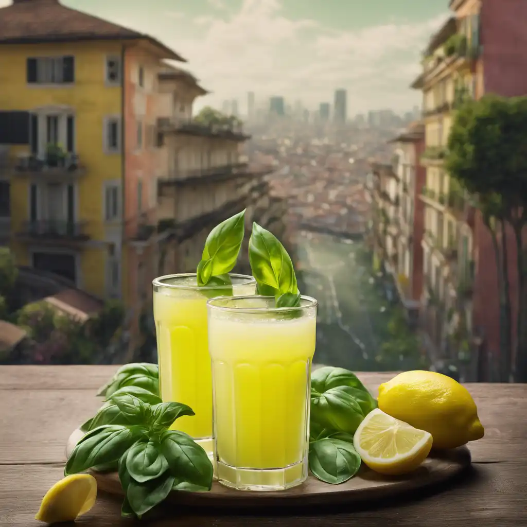 Lemon and Basil Juice