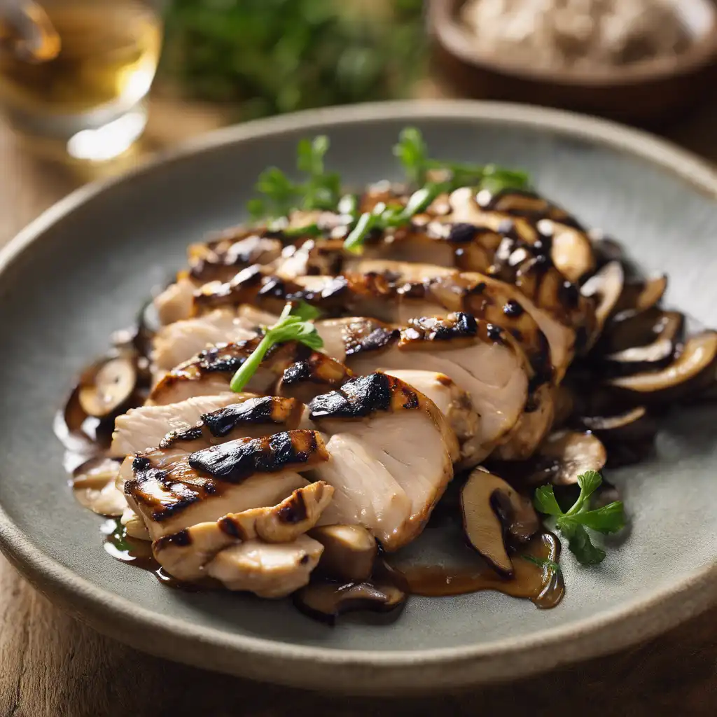 Grilled Chicken with Shiitake Mushroom Refogado