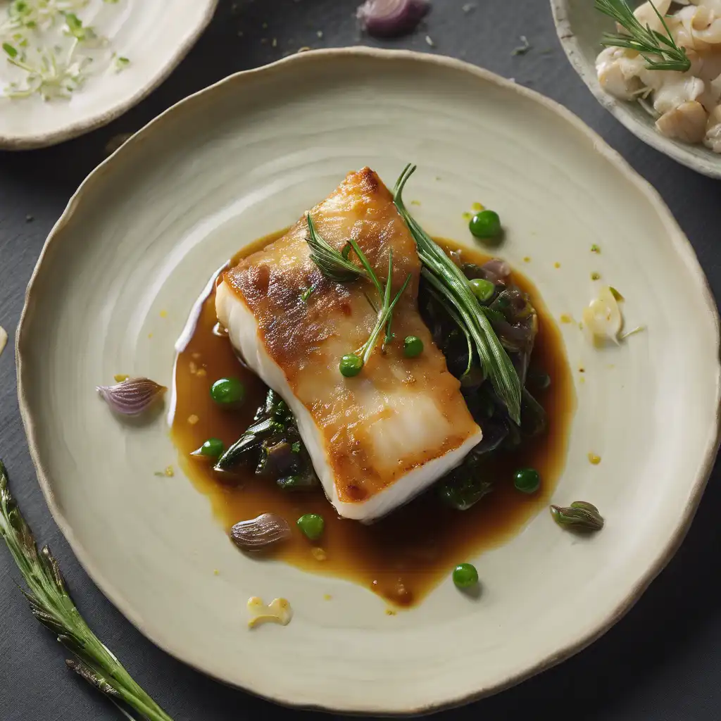 Braised Cod with Scallions