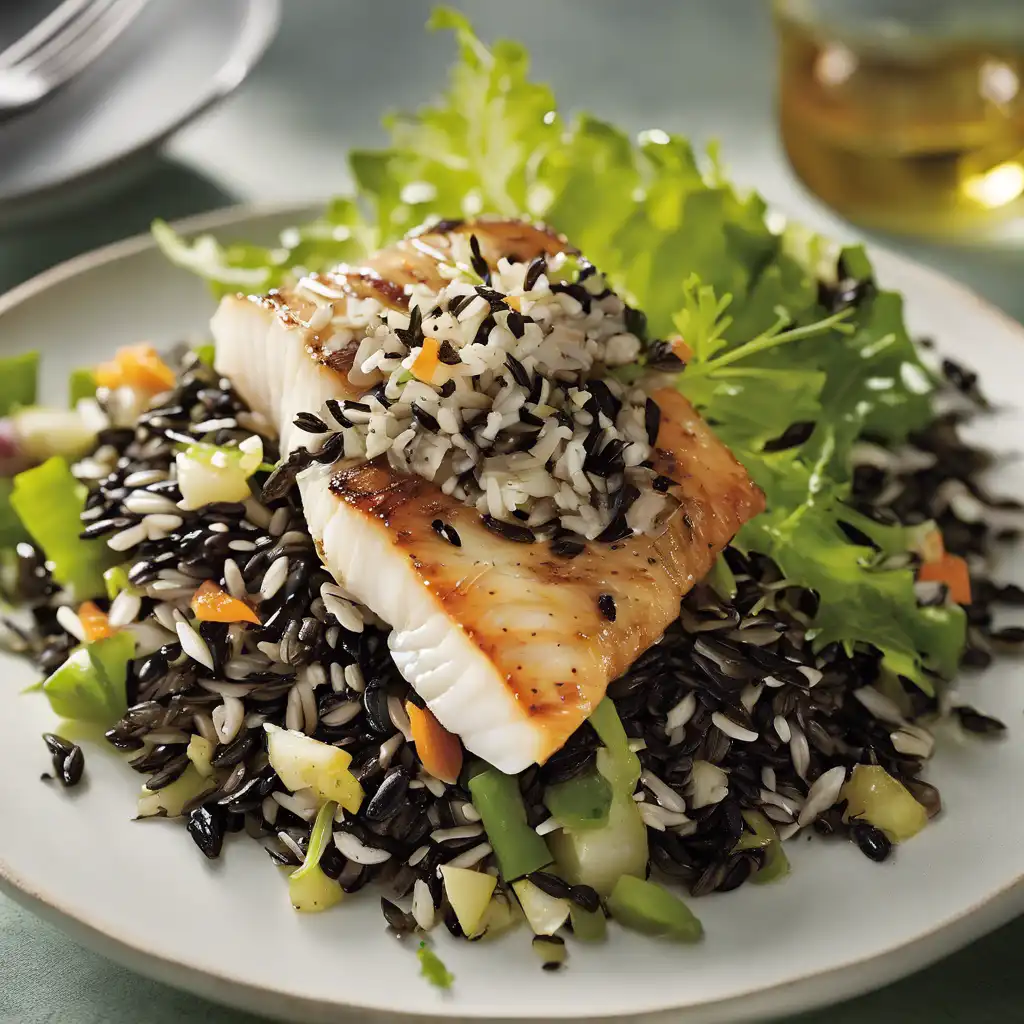 Cod Salad with Wild Rice