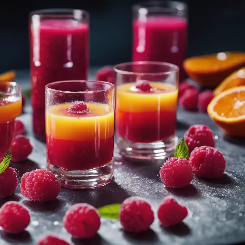 Raspberry and Orange Juice