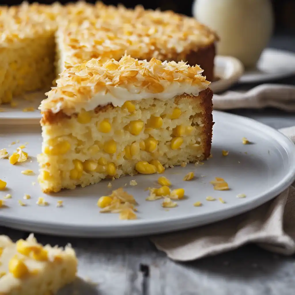 Creamy Corn and Parmesan Cake