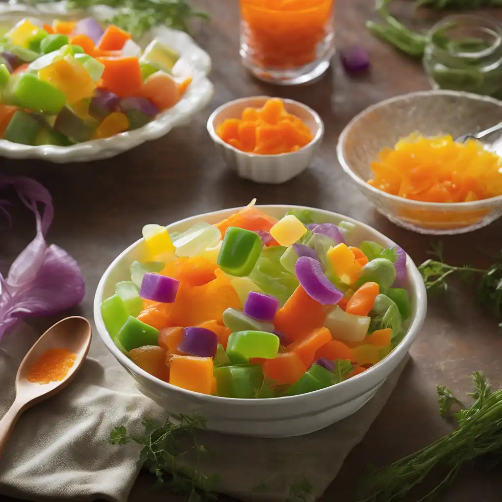 Vegetable Salad with Gelatin