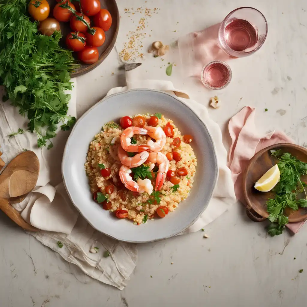 Shrimp and Tomato Confit Couscous