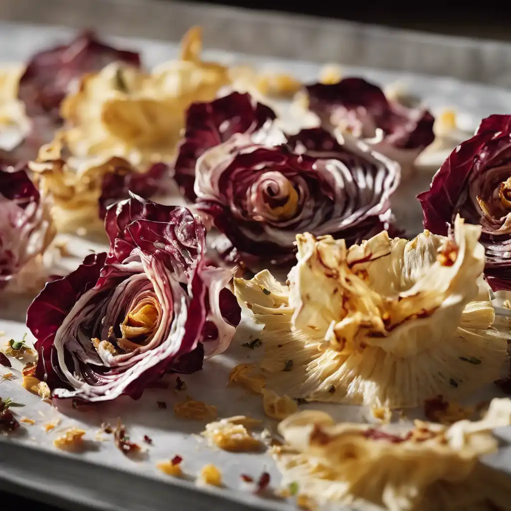 Rose of Radicchio and Sun-Dried Tomatoes