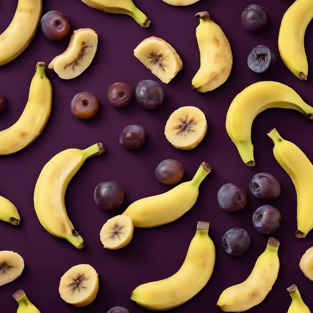 Banana and Damson Tart