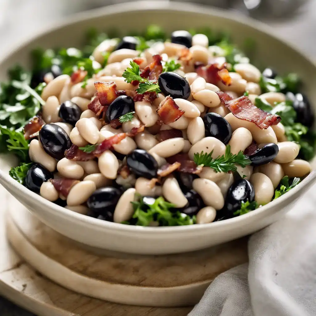 White Bean Salad with Bacon