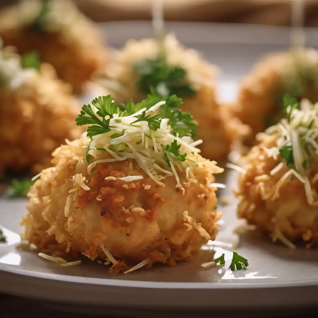 Rice Stuffed Fritters