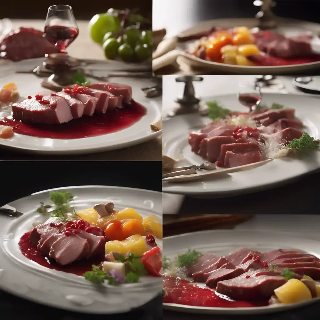 Foto de Carne moída com frutas