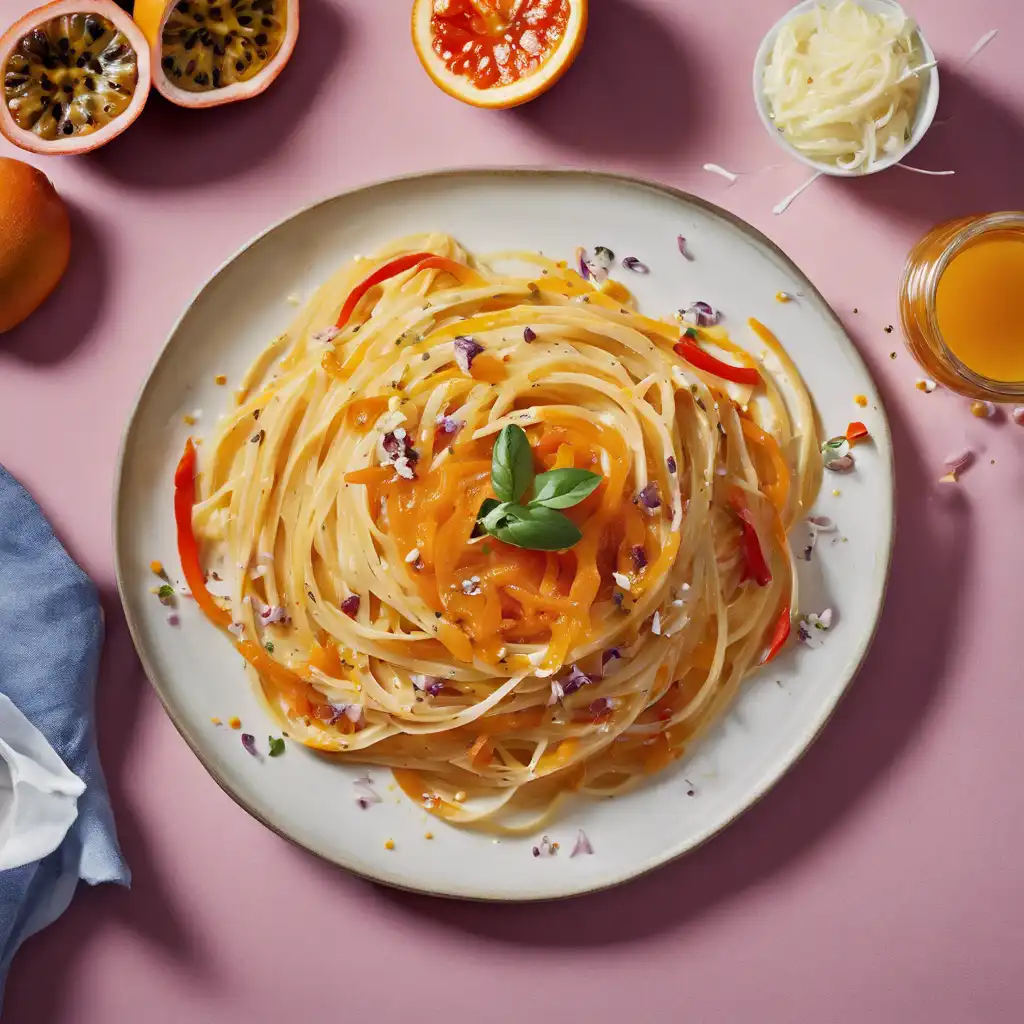 Linguine in Passionfruit Sauce