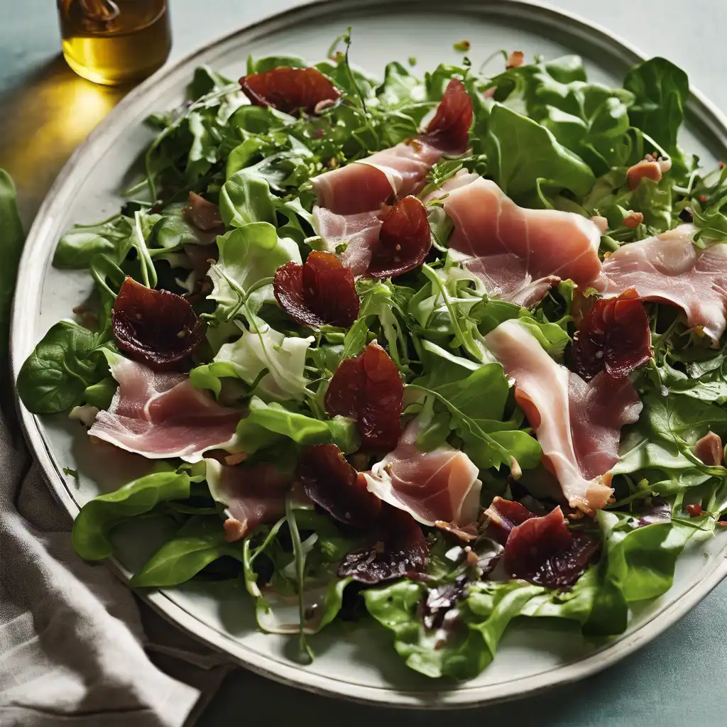 Green Salad with Fig