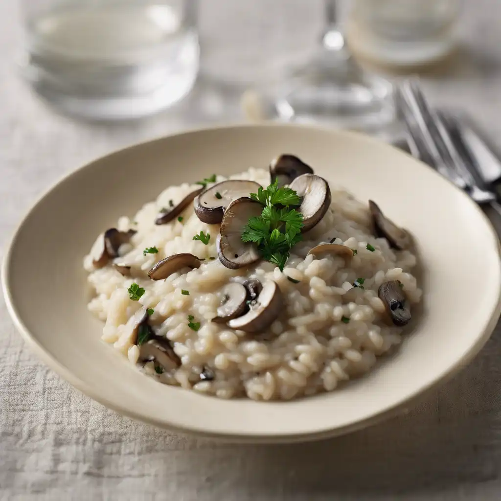 Risotto with Mushroom and Gorgonzola