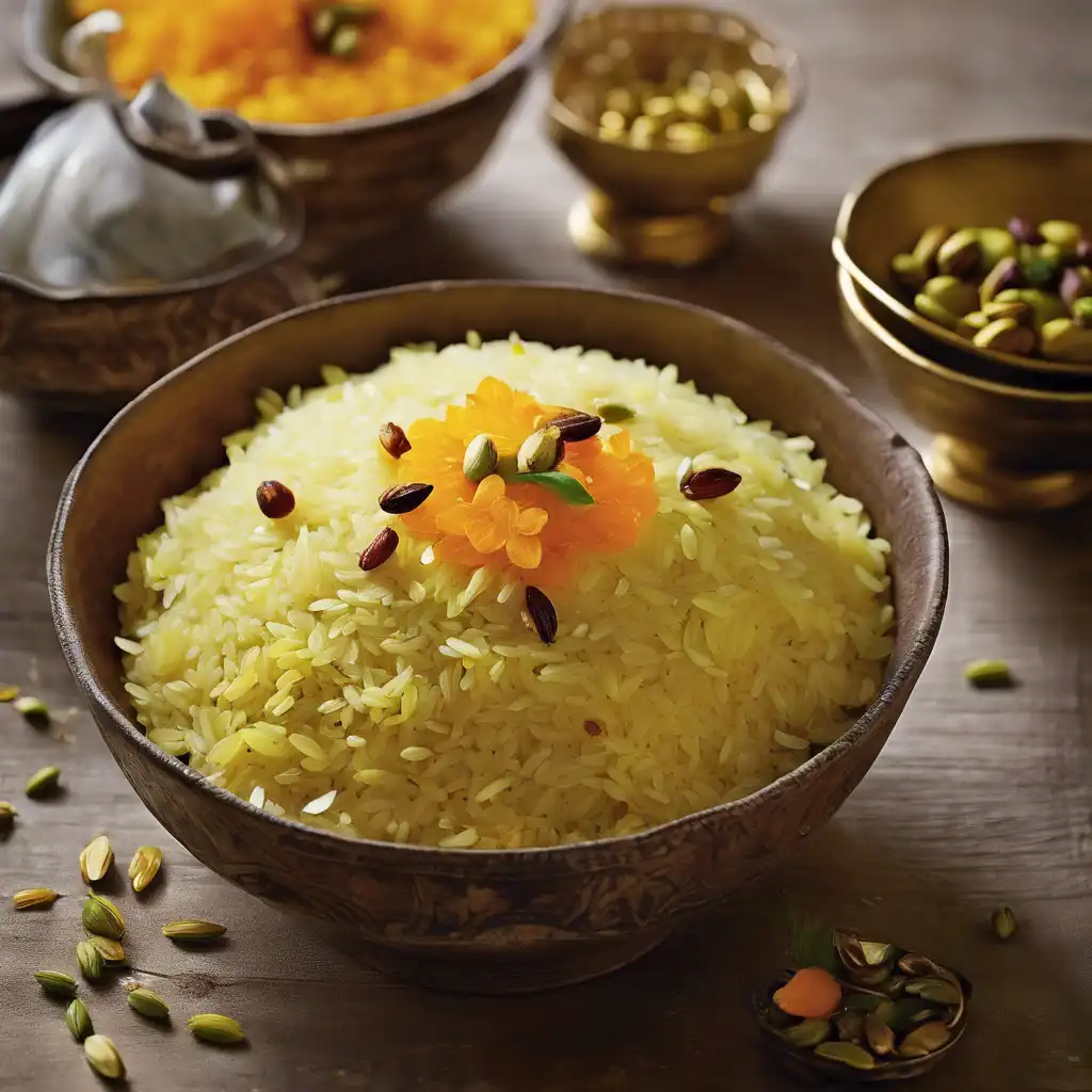 Sweet Rice with Saffron