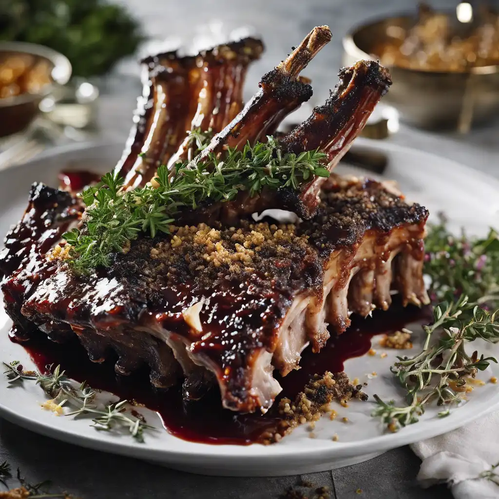 Pork Ribs with Thyme Crust