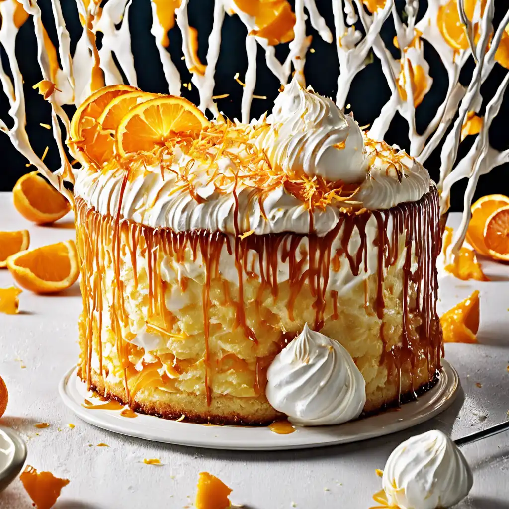 Meringue and Orange Cake