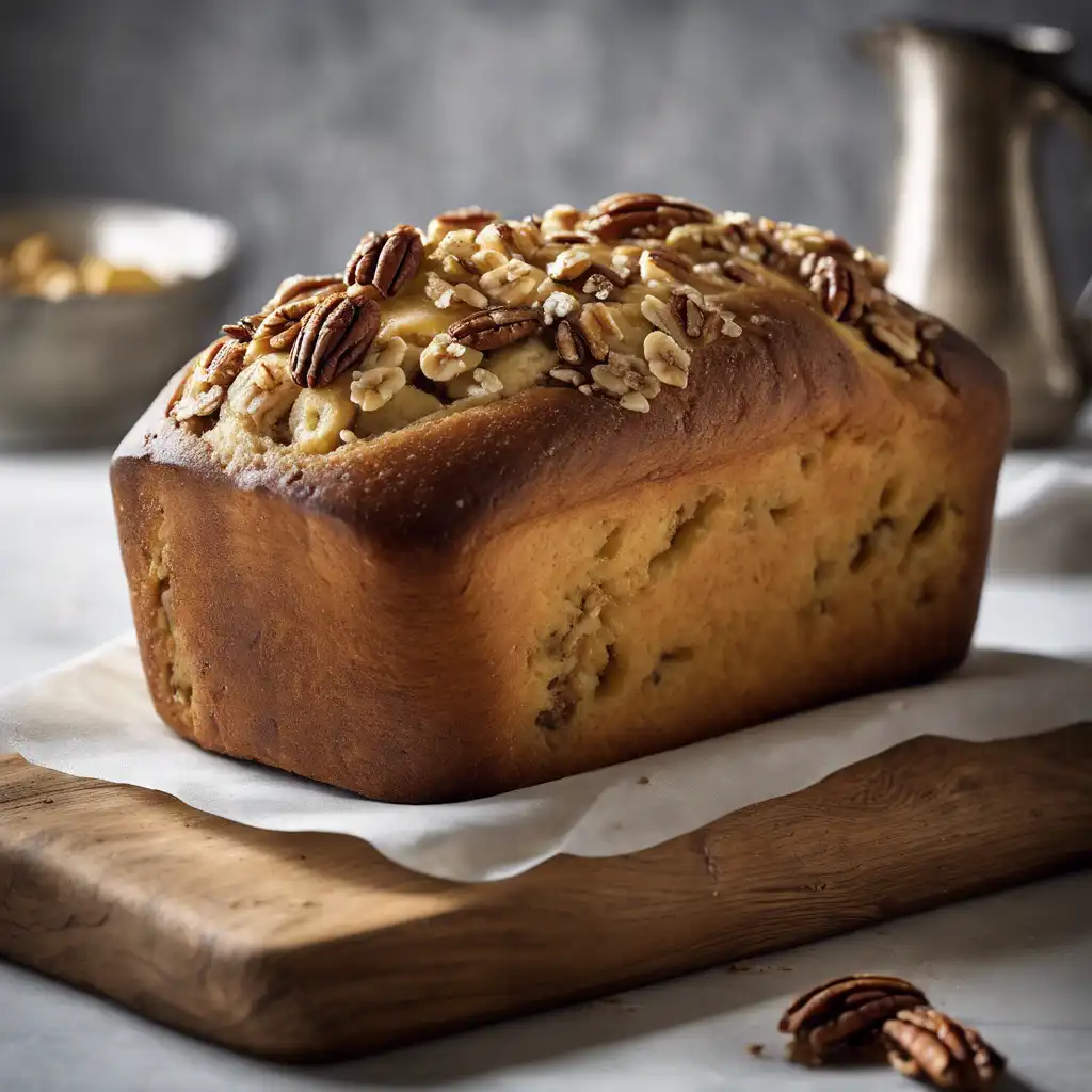 Banana and Pecan Panetone